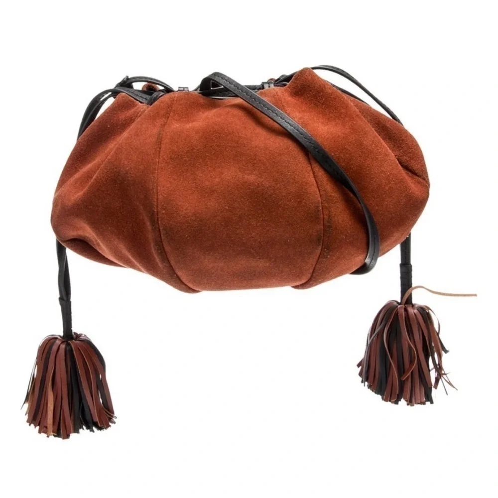 Ulla Johnson, Brea Bucket Bag in Burnt Orange